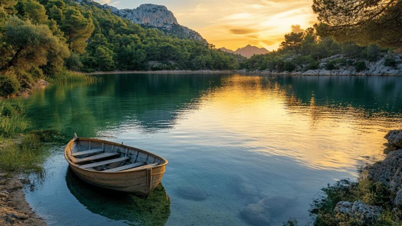 Moins connu que le lac de Sainte-Croix, ce lac est pourtant l’un des plus beaux sites naturels a decouvrir en PACA